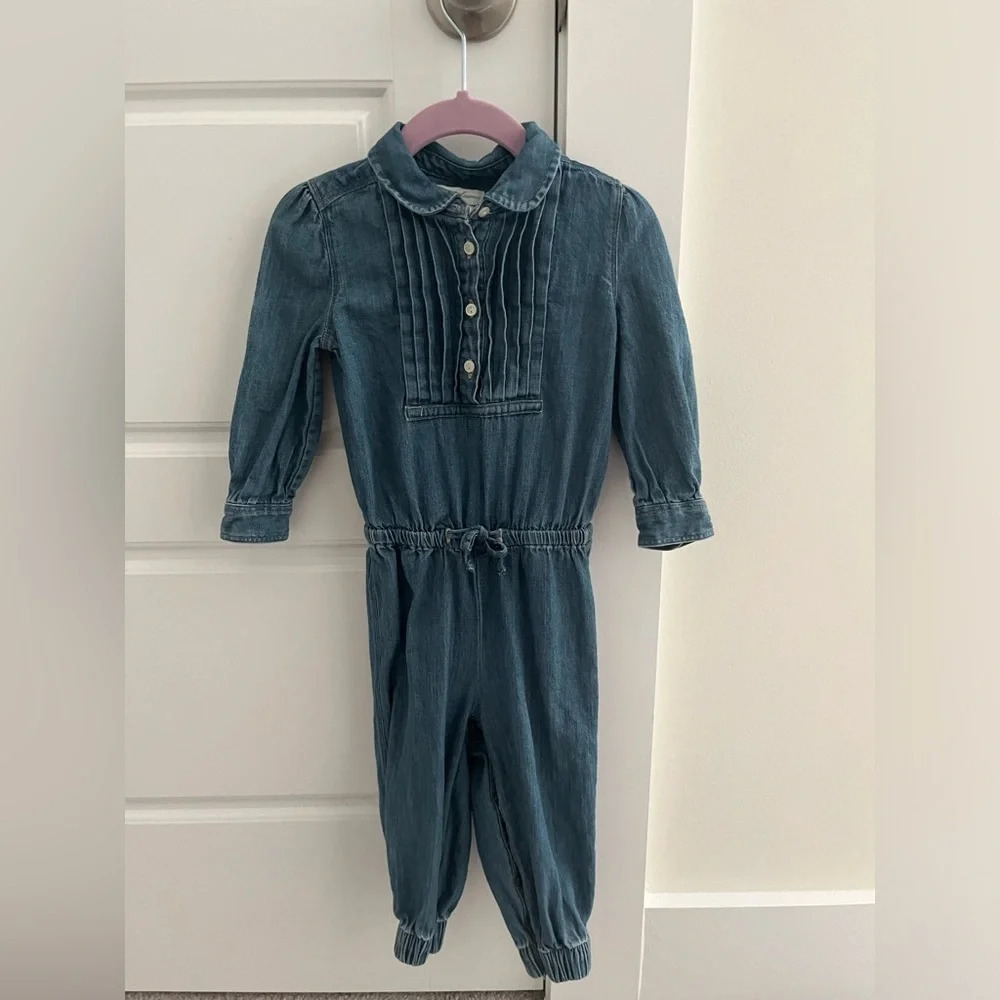 Baby girl Ralph Lauren denim jumpsuit